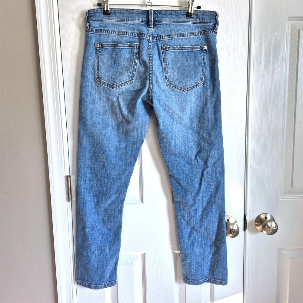 AS IS* Anthro Pilcro and the Letterpress embellished boyfriend jeans womens 29 - Picture 14 of 15